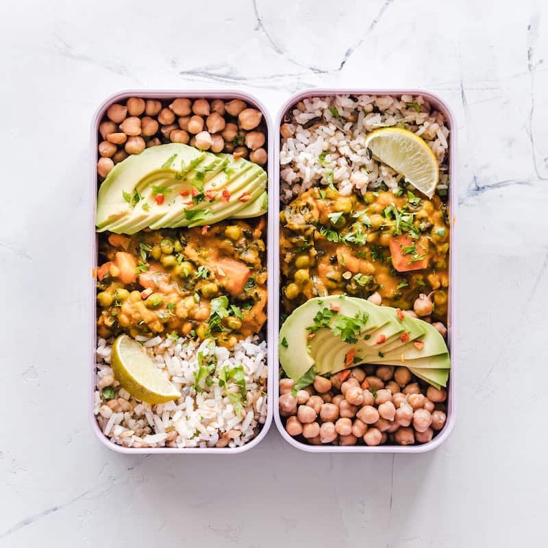 beautifully arranged food