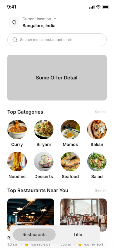 app screen